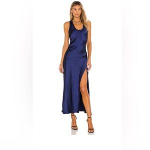 Racerback Tank Midi Dress in Navy
L'Academie size XS